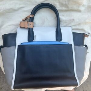 Reed Krakoff Black and Gray Women's Handbag VGUC